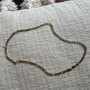 GLD Figaro Link Necklace 4mm